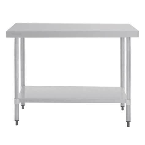 Table En Acier Inoxydable Sans Rebord Vogue X Mm Gj Nisbets