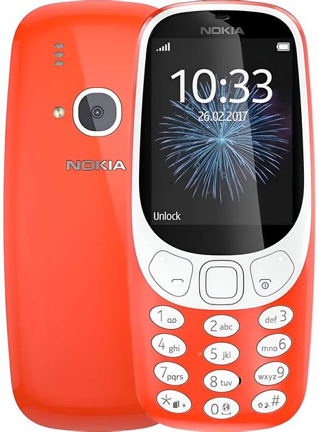 Мобильный телефон Nokia 3310 DualSim Red A00028254 фото отзывы