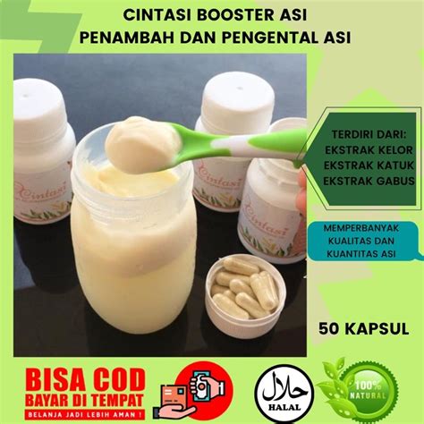 Jual Cintasi Booster Asi Pengental Asi Penambah Dan Perbanyak Asi