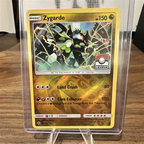 Zygarde League Promo 100 147 LP Reverse Holo Foil SM Pokemon TCG Card