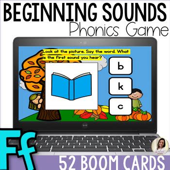 Initial Sounds Boom Cards Phonics Games Distance Learning TpT