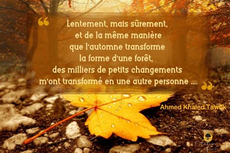 Lentement Mais S Rement Et De La M Me Mani Re Que L Automne