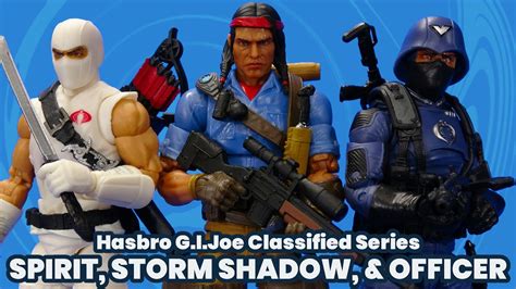 Gijoe Spirit Storm Shadow And Cobra Officer Hasbro Classified