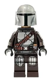 LEGO The Mandalorian Din Djarin Mando Silver Beskar Armor Jet