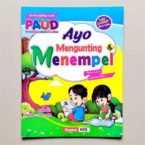 Jual Ukuran Besar Buku Ayo Menggunting Mencocok Menempel Full