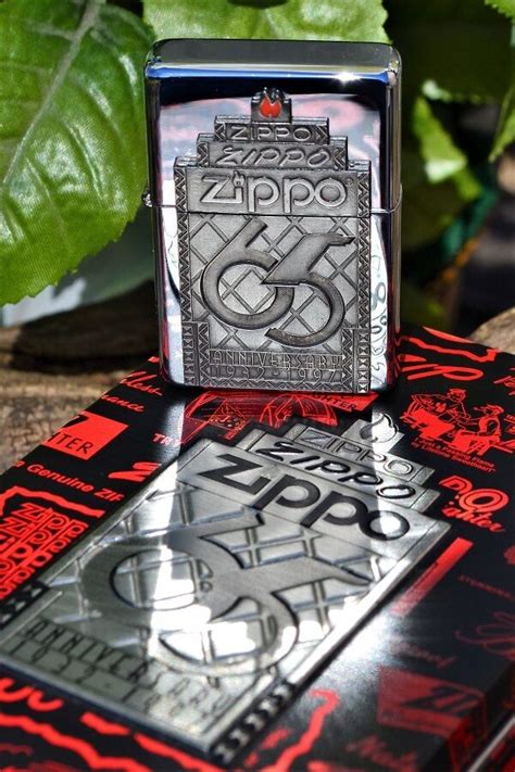 Zippo Lighter 65th Anniversary Limited Edition Collectible Pewter