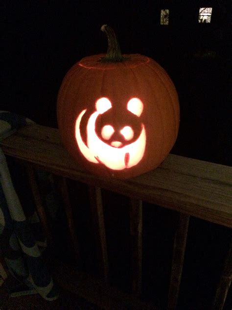 Pumpkin carving! WWF. Pandas. | Pumpkin carving, Cute pumpkin carving, Pumkin carving