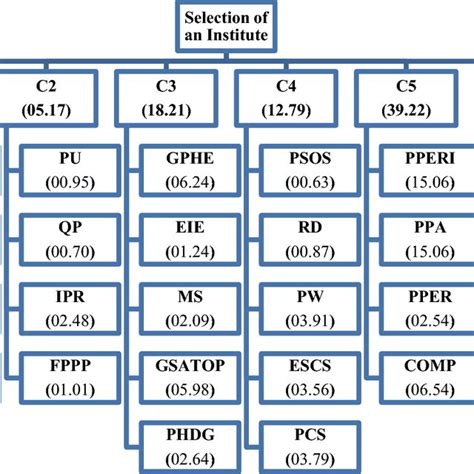 Final Sub Criteria Weights According To Main Criteria Download Scientific Diagram