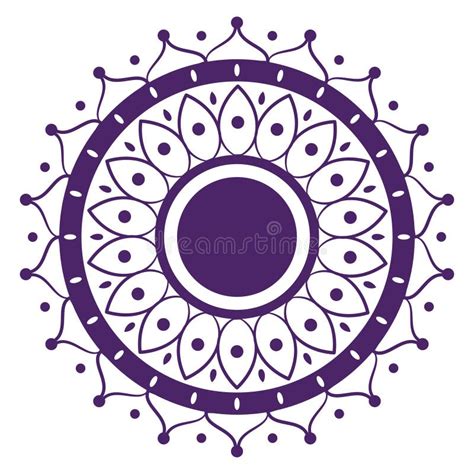 Isolated Traditional Hindu Mandala Image Vector Stock Vector ...