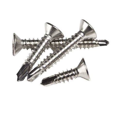 Din 7504 Ss 304 Phillips Drive Flat Countersunk Csk Head Self Drilling Tek Screw For Metal