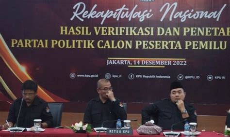 KPU RI Umumkan Parpol Pemilu 2024 Berikut Partai Non Parlemen Ulasan Co