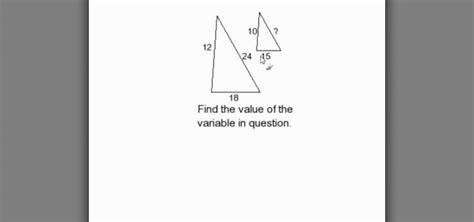 Find The Missing Side Of A Triangle Worksheets