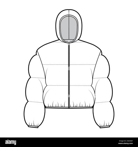 Puffer Jacket Technical Drawing Atelier Yuwa Ciao Jp