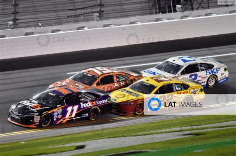 February Daytona Beach Florida Usa Denny Hamlin Fedex