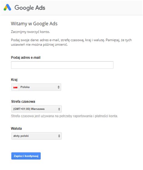Konfiguracja Konta Google Ads Krok Po Kroku