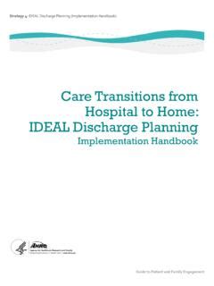 Care Transitions From Hospital To Home Ideal Discharge Care