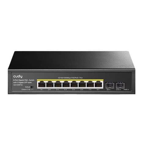 8 Gbe Poe Switch With 2 Uplink Sfp Kosprod Dyçan I Produkteve Elektronike