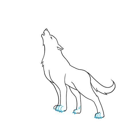 Easy Wolf Pictures To Draw