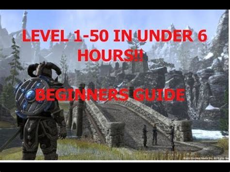 Elder Scrolls Online How To Level Fast Easiest Way Under Hours