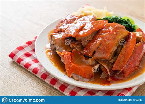 Peking Duck Or Roasted Duck In Chinese Style Stock Image Image Of