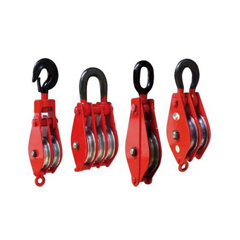 T Single Wheel Wire Rope Pulley Block Hoisting Pulley Block With One