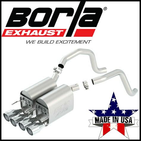 Borla ATAK Axle Back Exhaust System Fits 2005 2008 Chevrolet Corvette 6