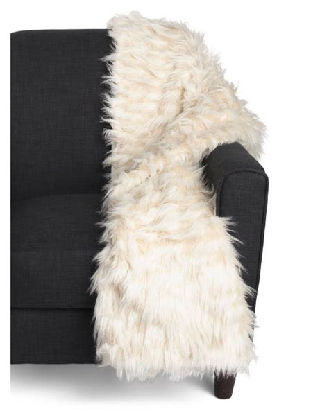 Rachel Zoe Faux Fur Throw