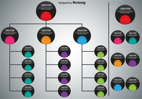 Organigramme Moderne Vectoriel Art Vectoriel Chez Vecteezy