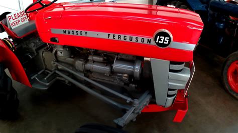 1965 Massey Ferguson 135 25 Litre 3 Cyl Diesel Tractor 46hp Youtube