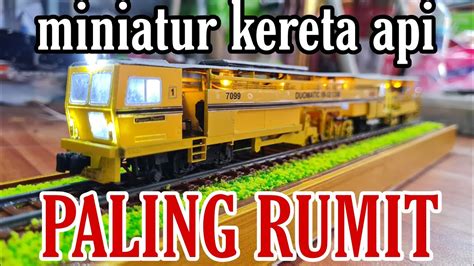 Review Miniatur Kereta Api MTT 09 32 Plasseur Theurer Skala HO 1 87