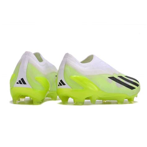 Adidas X Crazyfast Senza Lacci Fg Bianco Nero Core Limone Lucido