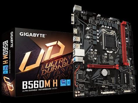 GIGABYTE B560M H Motherboard Unboxing And Overview YouTube