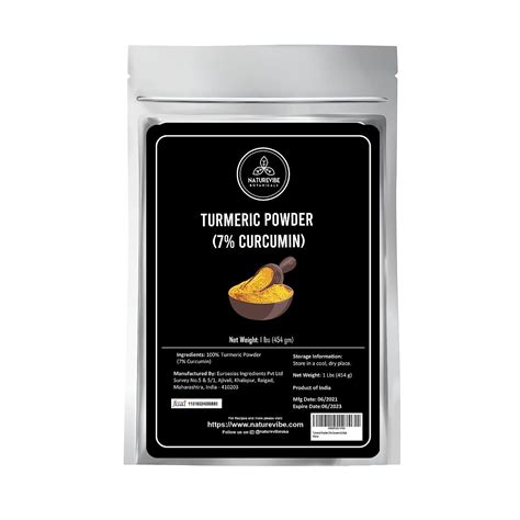 Amazon Naturevibe Botanicals Turmeric Curcumin Powder