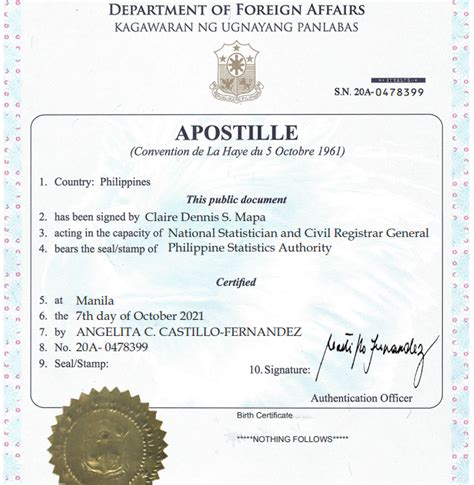 Apostille Et Légalisation De Documents Dorigine étrangère Aux