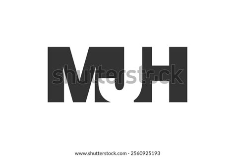 mjh monogram images stock   vectors shutterstock