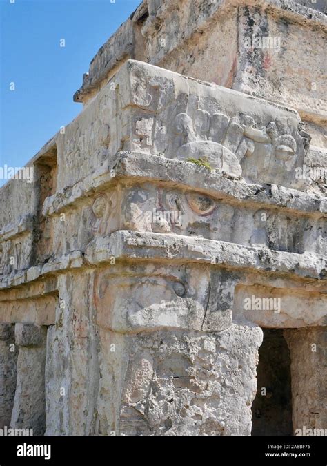 Temple of Mayan Culture in Tulum Stock Photo - Alamy