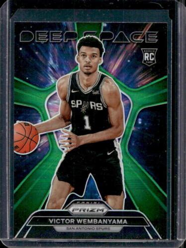 Prizm Victor Wembanyama Deep Space Green Prizm Rookie Card Rc