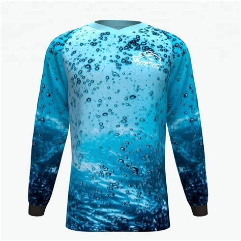 Custom Breathable Fishing Shirts Long Sleeve Polyester - Buy Custom ...