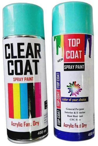 TOP COAT Clear Coat Spray Paint at Rs 180/piece | Gopalapuram ...