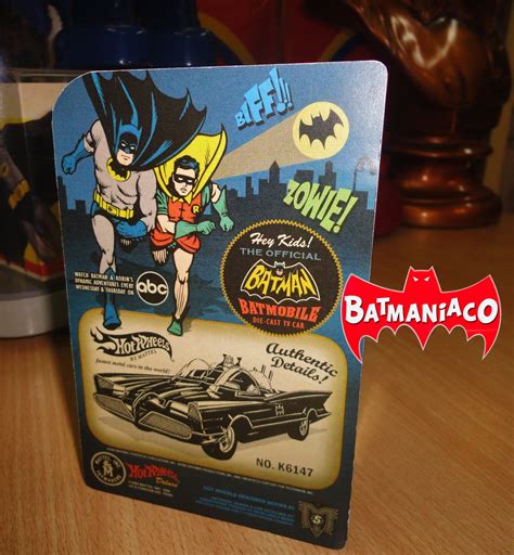 Batmaniaco Batimovil Hot Wheels Edicion Limitada