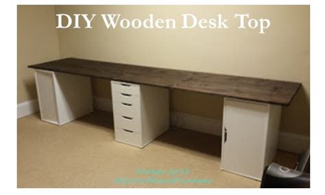 A Girl and Some Paint: DIY Wooden Desk Top