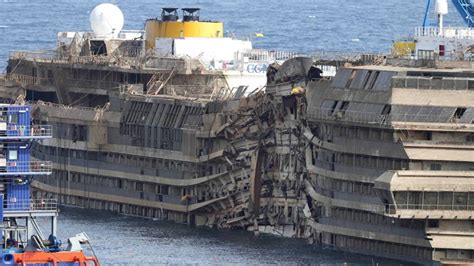 Costa Concordia Upright In Salvage Operation Off Italian Coast World