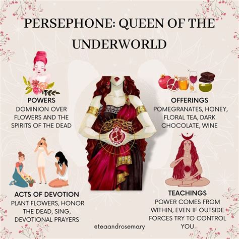 Tea Rosemary On Instagram Persephone Queen Of The Underworld