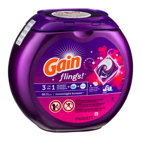 Gain Flings Moonlight Breeze Laundry Detergent Pacs Reviews