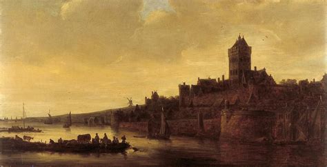 View Of The Valkhof In Nijmegen Painting Jan Van Goyen Oil Paintings