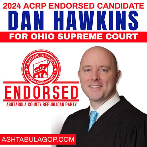 Judge Dan Hawkins For The Ohio Supreme Court Ashtabula County