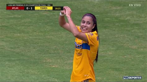 Gol De Jacqueline Ovalle Atlas 0 2 Tigres FOX Liga MX Cuartos De