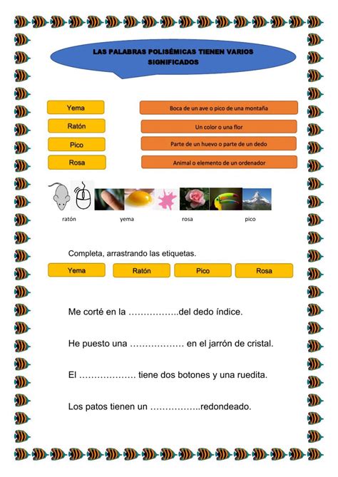 Interactive Worksheet On Homonyms