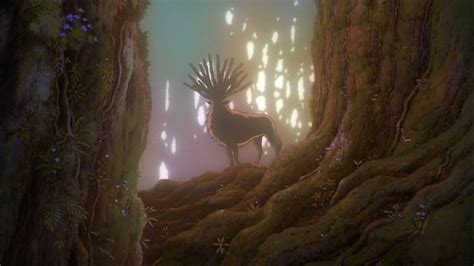 HD wallpaper: deer near tree, Princess Mononoke, Studio Ghibli ...