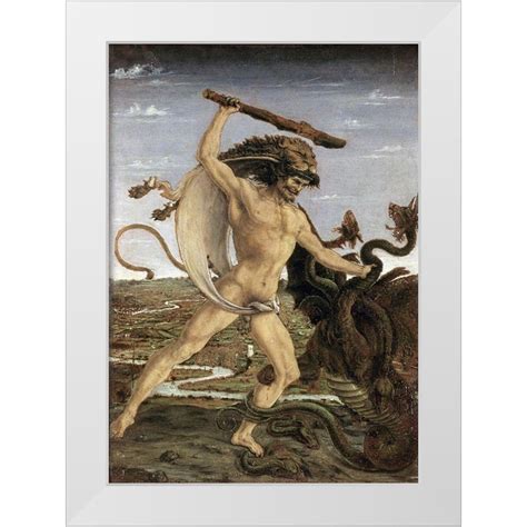 Pollaiolo Piero Del 11x14 White Modern Wood Framed Museum Art Print